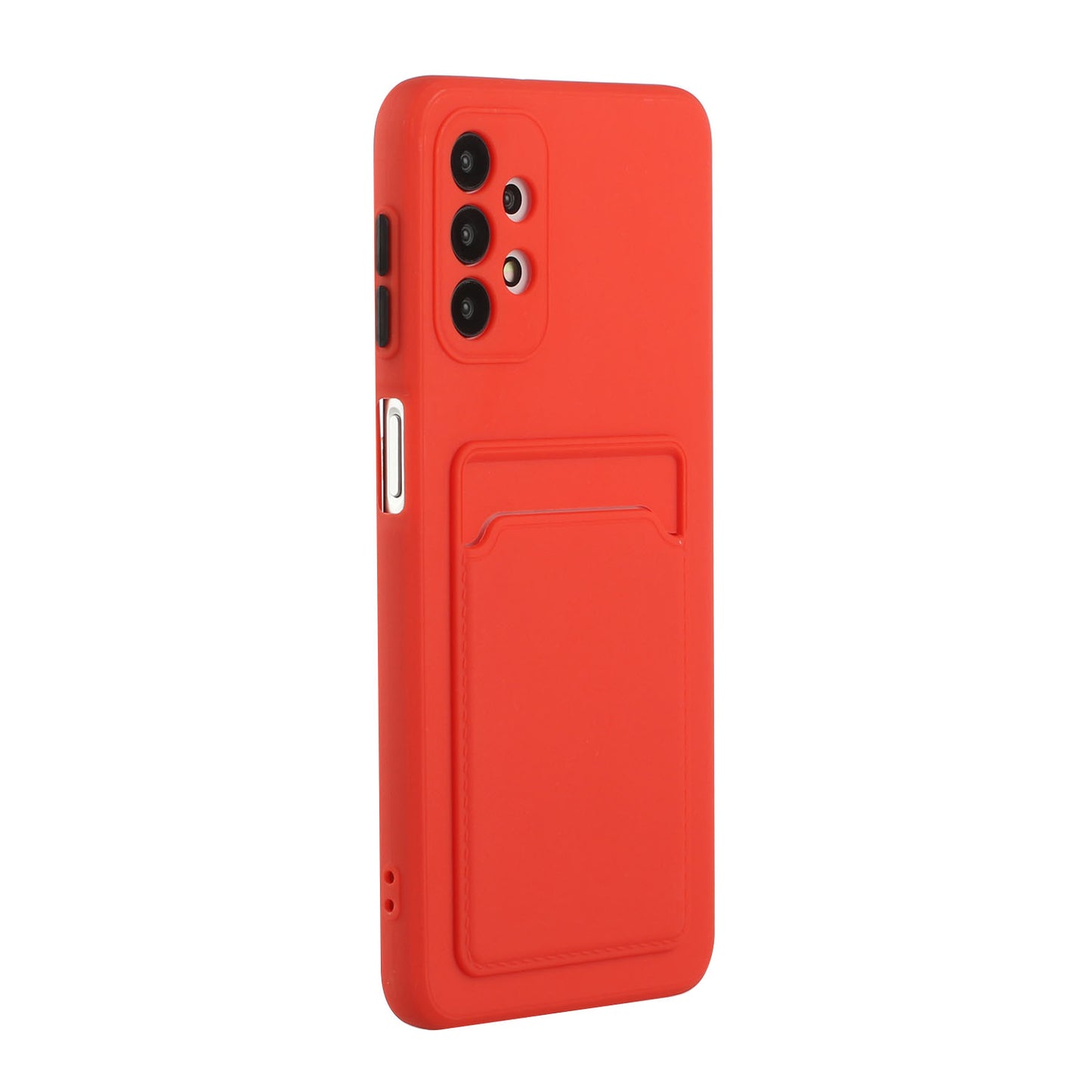 Well-Protected Soft TPU Phone Case with Card Holder Cover for Samsung Galaxy A52 4G/5G / A52s 5G