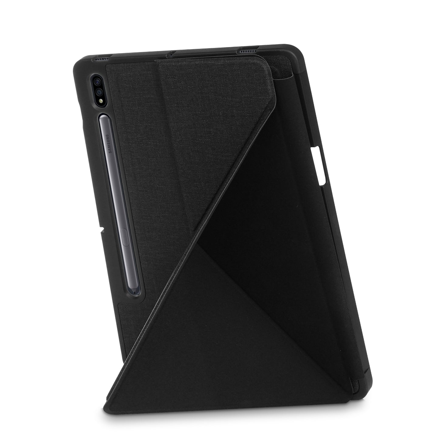 Origami Stand Strong Magnet Leather Smart Case with Pen Slot for Samsung Galaxy Tab S7 T870 T875/Tab S8