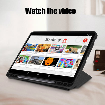 Origami Stand Strong Magnet Leather Smart Case with Pen Slot for Samsung Galaxy Tab S7 T870 T875/Tab S8