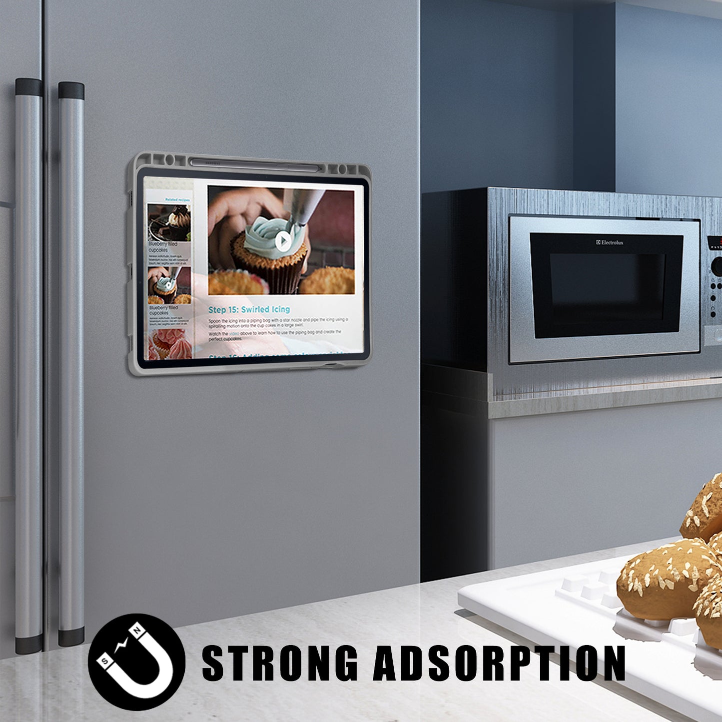 Origami Stand Strong Magnet Leather Smart Case with Pen Slot for Samsung Galaxy Tab S7 T870 T875/Tab S8