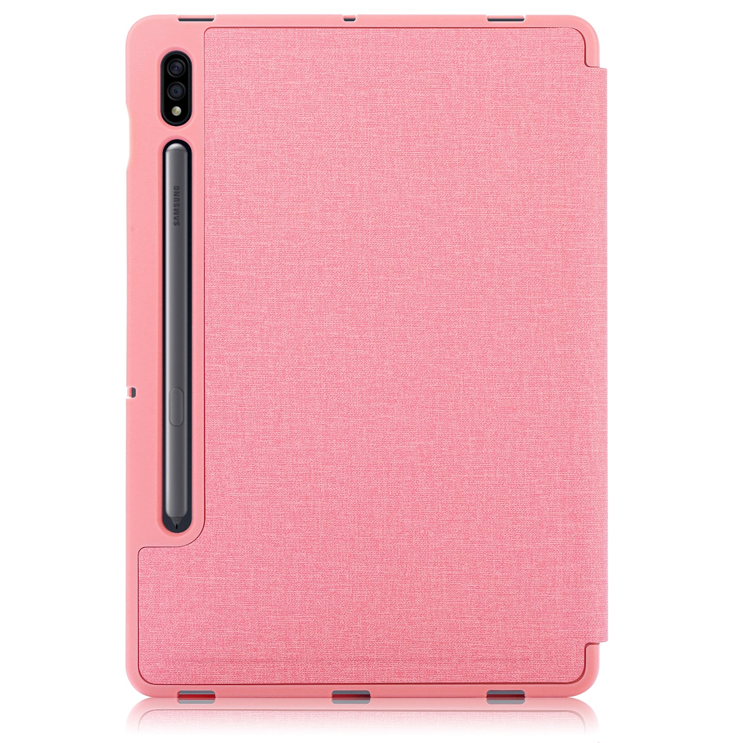 Origami Stand Strong Magnet Leather Smart Case with Pen Slot for Samsung Galaxy Tab S7 T870 T875/Tab S8