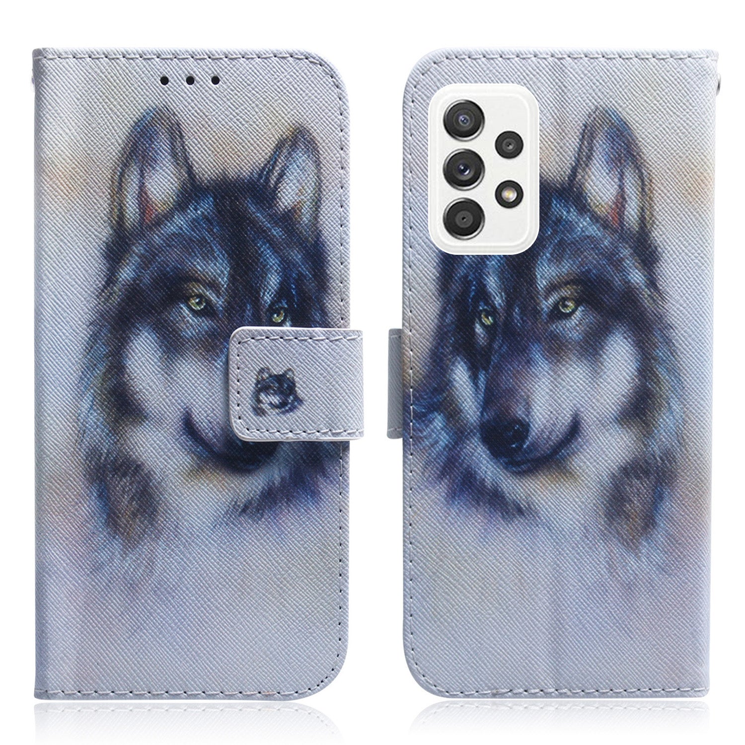 Pattern Printing Wallet Design Leather Protective Shell Case for Samsung Galaxy A52 4G/5G / A52s 5G