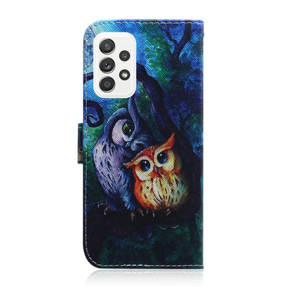 Pattern Printing Wallet Design Leather Protective Shell Case for Samsung Galaxy A52 4G/5G / A52s 5G