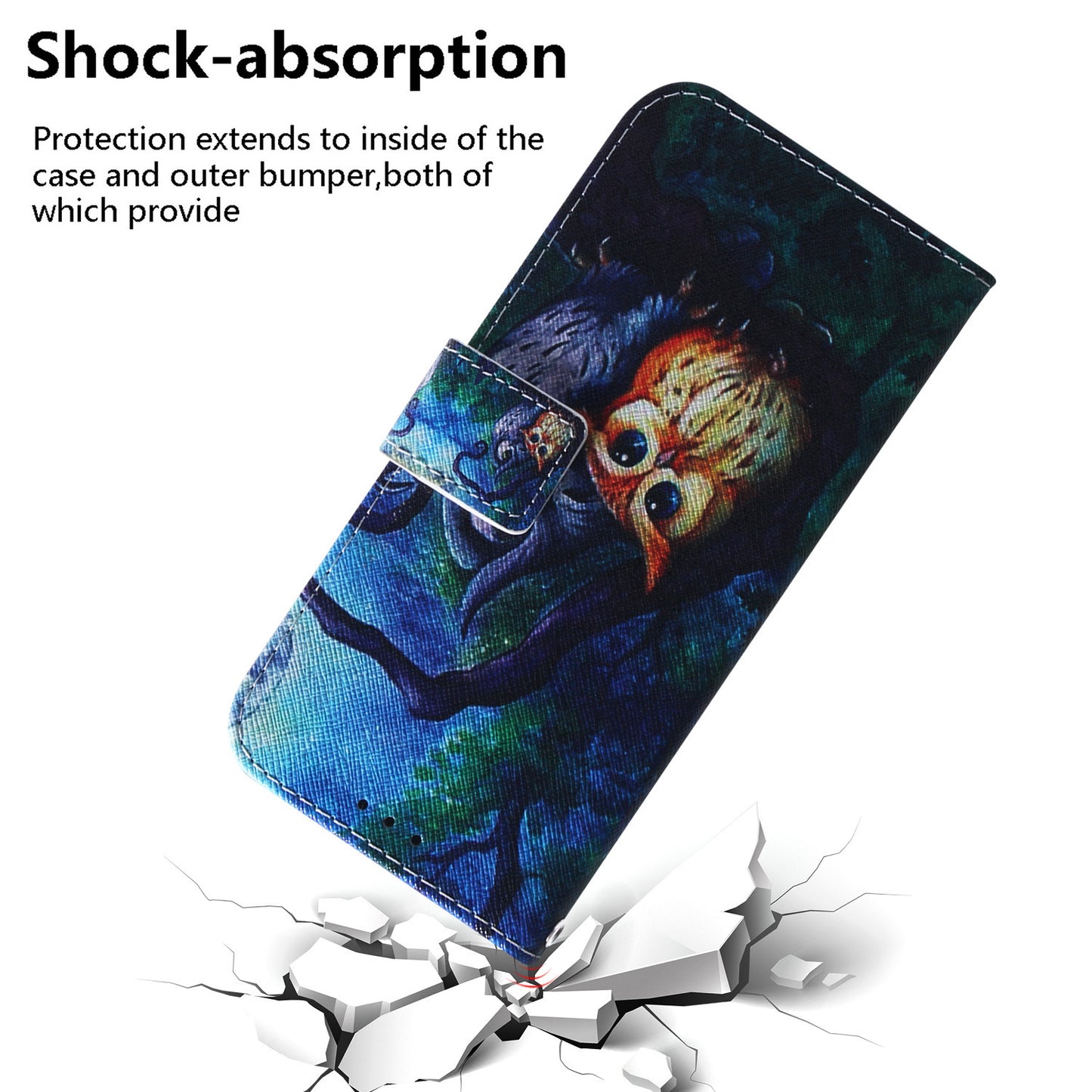 Pattern Printing Wallet Design Leather Protective Shell Case for Samsung Galaxy A52 4G/5G / A52s 5G