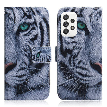 Pattern Printing Wallet Design Leather Protective Shell Case for Samsung Galaxy A52 4G/5G / A52s 5G