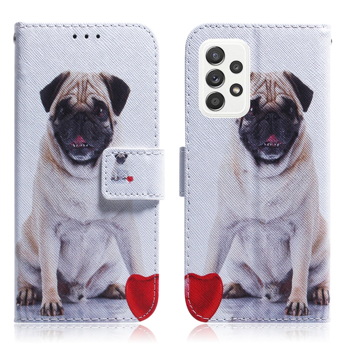 Pattern Printing Wallet Design Leather Protective Shell Case for Samsung Galaxy A52 4G/5G / A52s 5G