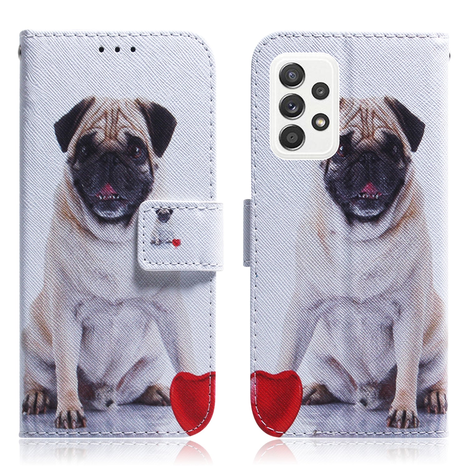 Pattern Printing Wallet Design Leather Protective Shell Case for Samsung Galaxy A52 4G/5G / A52s 5G