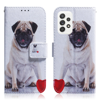 Pattern Printing Wallet Design Leather Protective Shell Case for Samsung Galaxy A52 4G/5G / A52s 5G