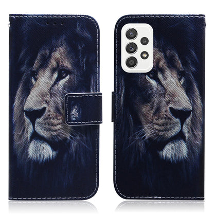 Pattern Printing Wallet Design Leather Protective Shell Case for Samsung Galaxy A52 4G/5G / A52s 5G
