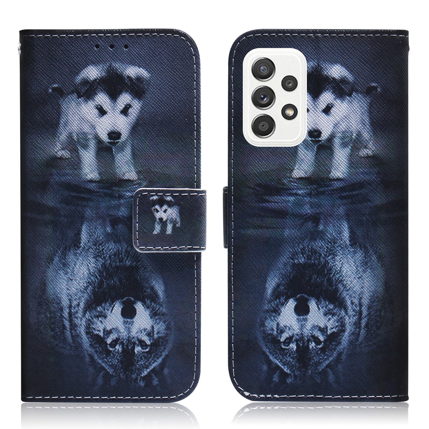 Pattern Printing Wallet Design Leather Protective Shell Case for Samsung Galaxy A52 4G/5G / A52s 5G