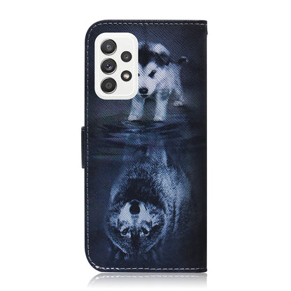 Pattern Printing Wallet Design Leather Protective Shell Case for Samsung Galaxy A52 4G/5G / A52s 5G
