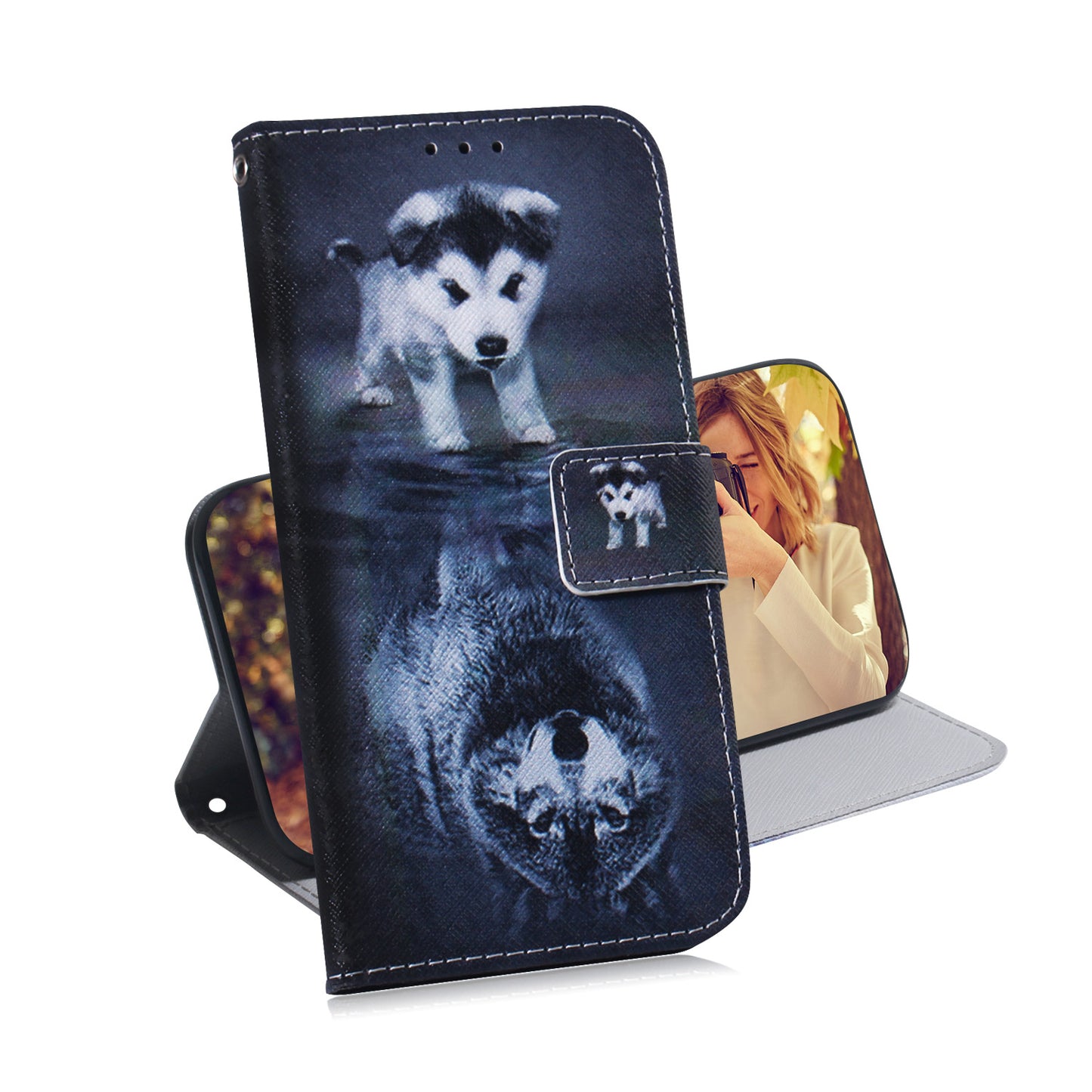 Pattern Printing Wallet Design Leather Protective Shell Case for Samsung Galaxy A52 4G/5G / A52s 5G