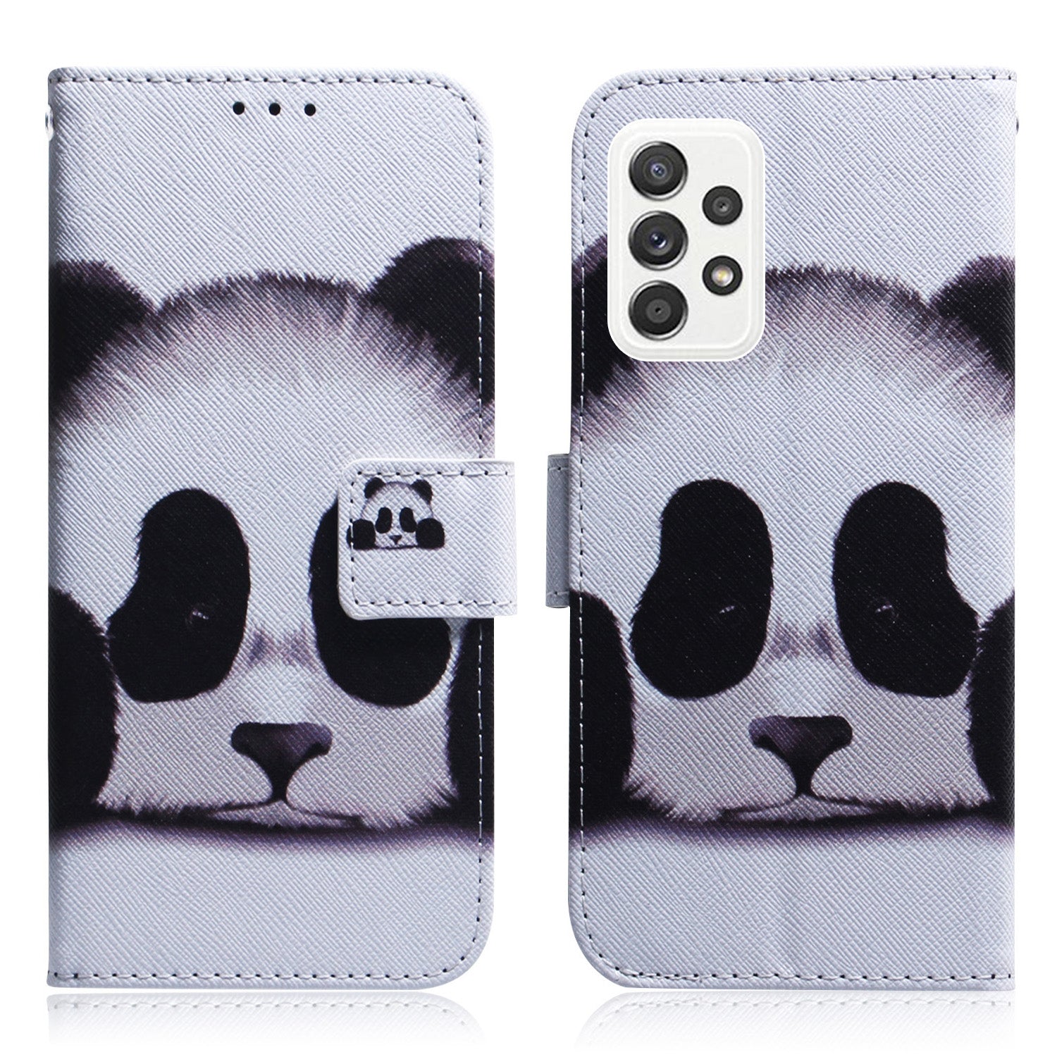 Pattern Printing Wallet Design Leather Protective Shell Case for Samsung Galaxy A52 4G/5G / A52s 5G
