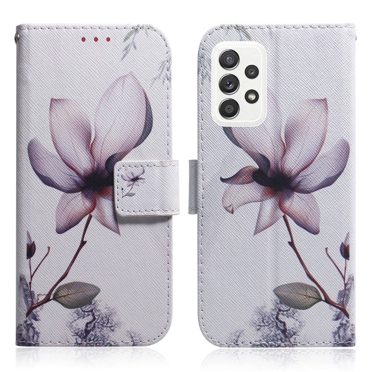 Pattern Printing Wallet Design Leather Protective Shell Case for Samsung Galaxy A52 4G/5G / A52s 5G