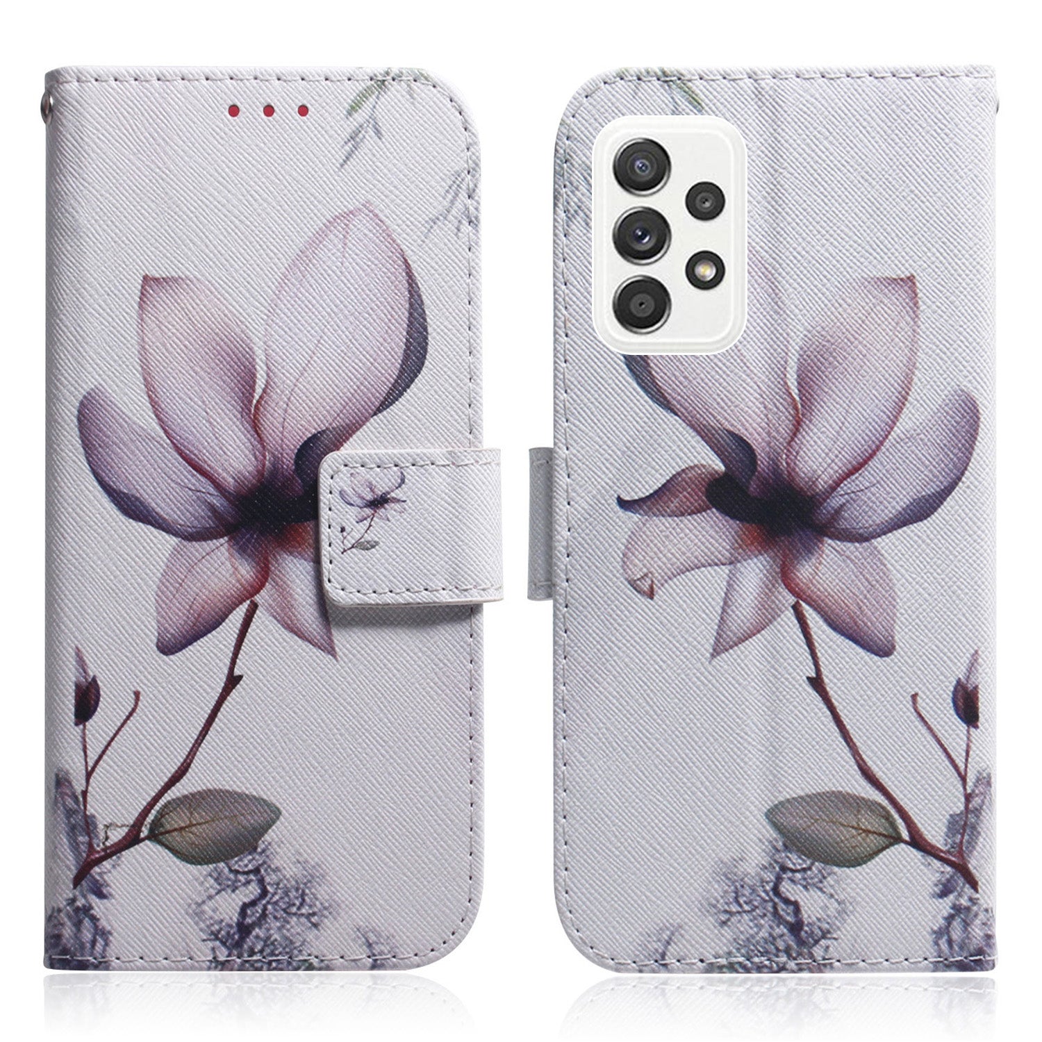 Pattern Printing Wallet Design Leather Protective Shell Case for Samsung Galaxy A52 4G/5G / A52s 5G