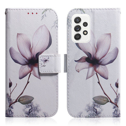 Pattern Printing Wallet Design Leather Protective Shell Case for Samsung Galaxy A52 4G/5G / A52s 5G