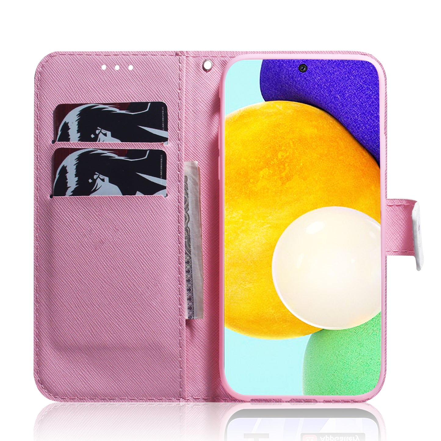 Pattern Printing Wallet Design Leather Protective Shell Case for Samsung Galaxy A52 4G/5G / A52s 5G