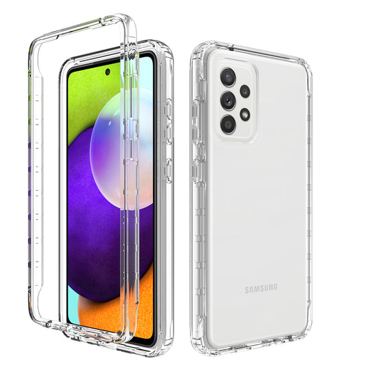 2-in-1 Gradient Color Design PC+TPU Phone Case for Samsung Galaxy A52 4G/5G / A52s 5G