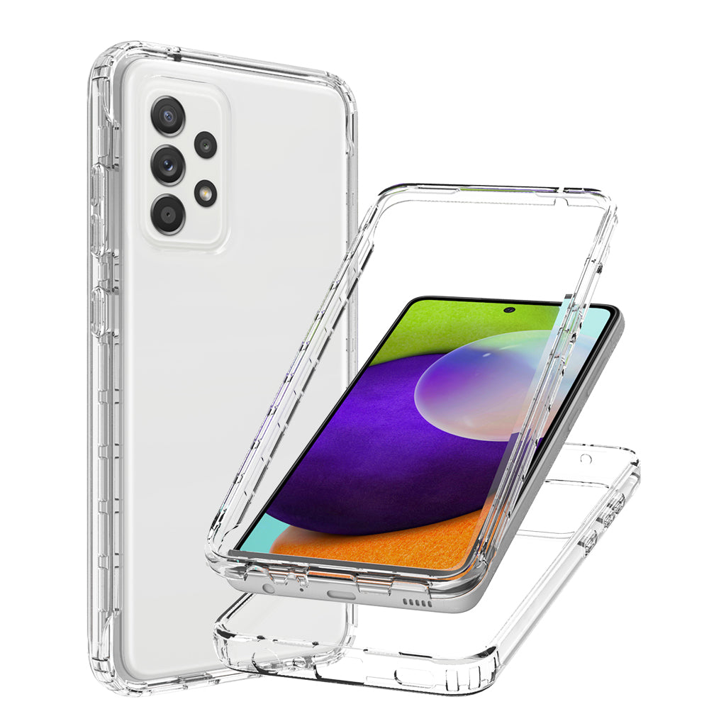 2-in-1 Gradient Color Design PC+TPU Phone Case for Samsung Galaxy A52 4G/5G / A52s 5G