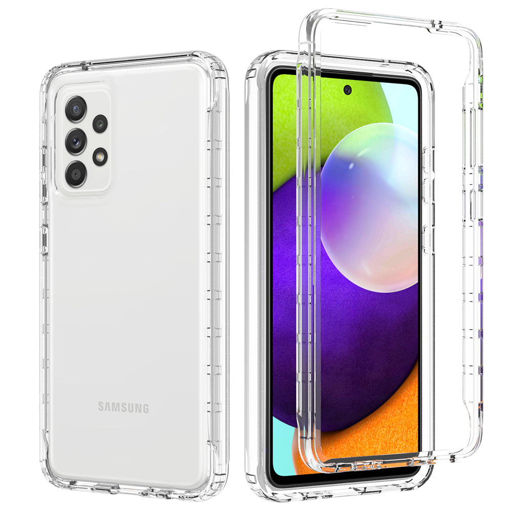 2-in-1 Gradient Color Design PC+TPU Phone Case for Samsung Galaxy A52 4G/5G / A52s 5G