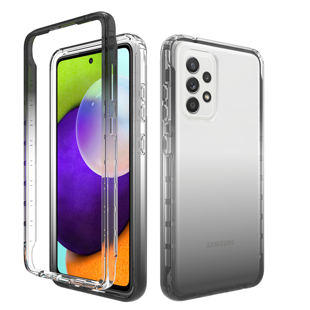 2-in-1 Gradient Color Design PC+TPU Phone Case for Samsung Galaxy A52 4G/5G / A52s 5G