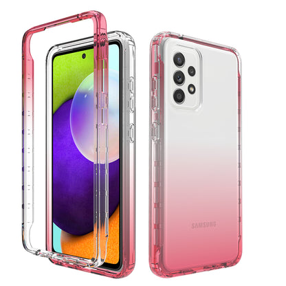 2-in-1 Gradient Color Design PC+TPU Phone Case for Samsung Galaxy A52 4G/5G / A52s 5G