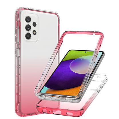 2-in-1 Gradient Color Design PC+TPU Phone Case for Samsung Galaxy A52 4G/5G / A52s 5G