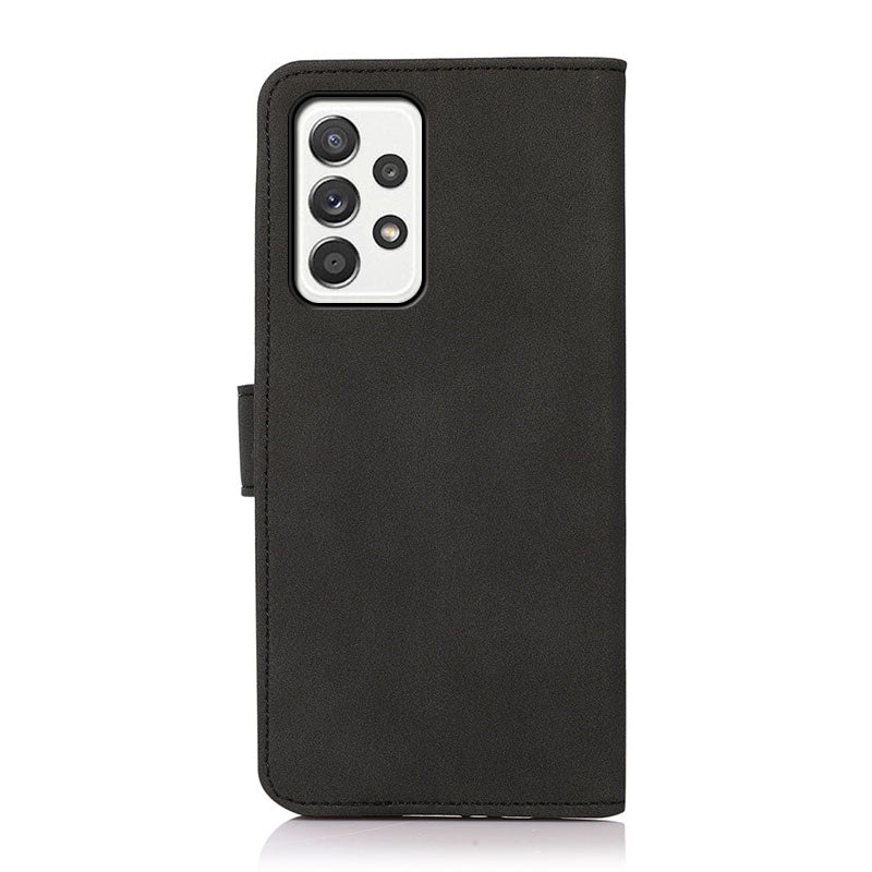 KHAZNEH Textured Leather Full Protection Phone Cover Case with Wallet Stand Design for Samsung Galaxy A52 4G/5G / A52s 5G