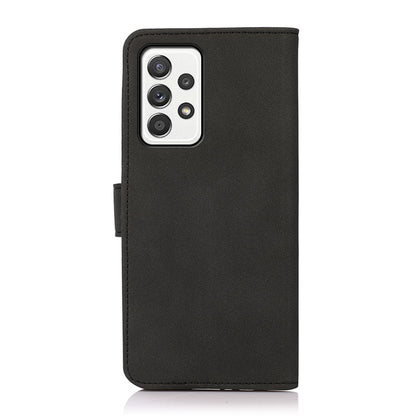 KHAZNEH Textured Leather Full Protection Phone Cover Case with Wallet Stand Design for Samsung Galaxy A52 4G/5G / A52s 5G