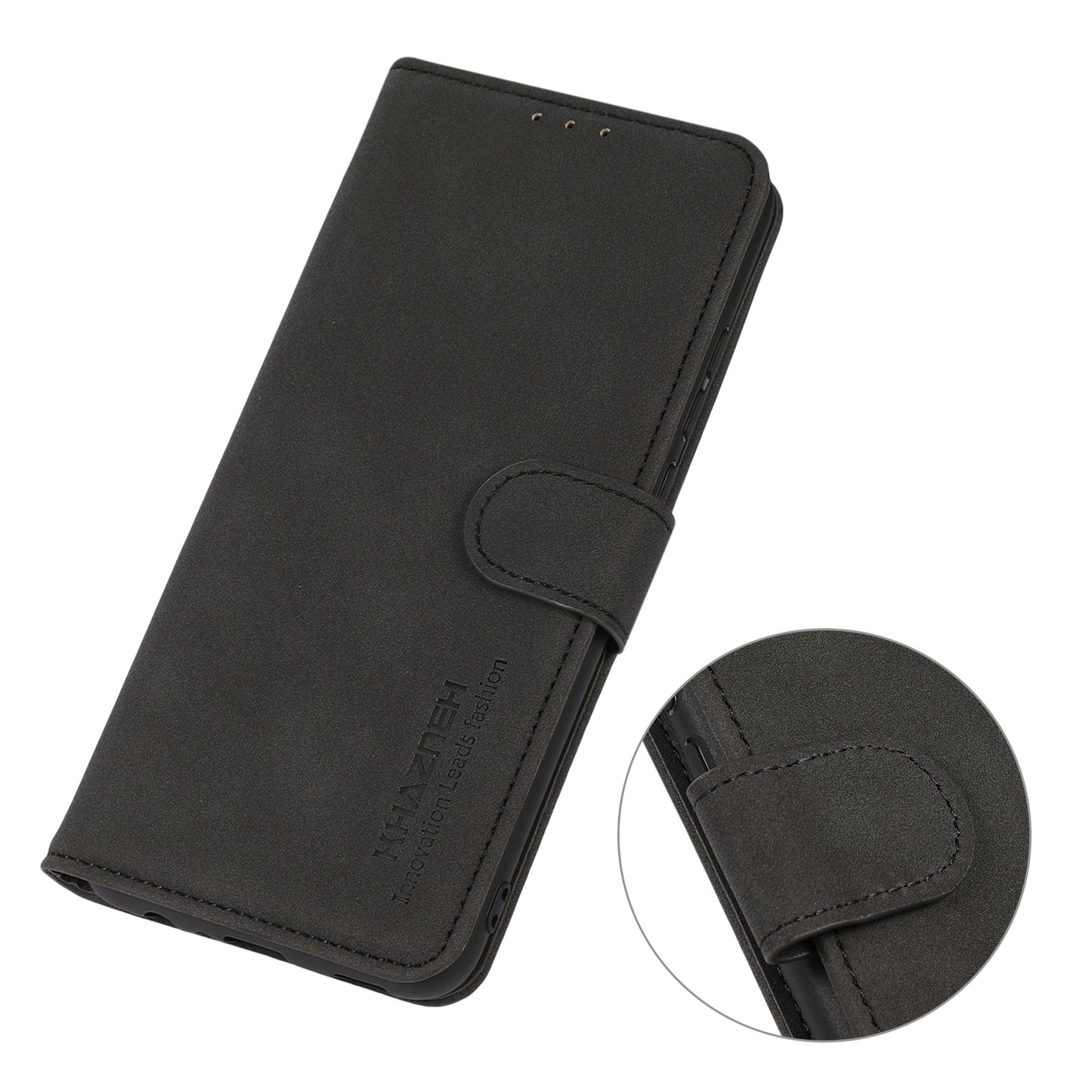 KHAZNEH Textured Leather Full Protection Phone Cover Case with Wallet Stand Design for Samsung Galaxy A52 4G/5G / A52s 5G