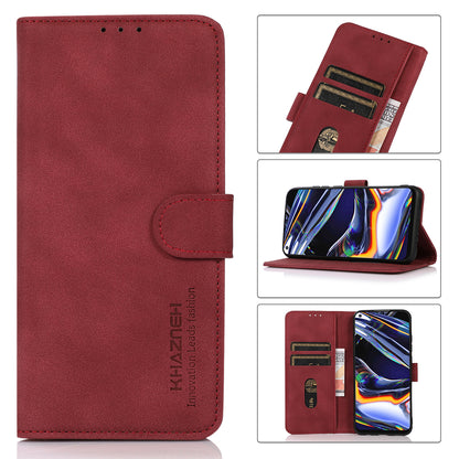 KHAZNEH Textured Leather Full Protection Phone Cover Case with Wallet Stand Design for Samsung Galaxy A52 4G/5G / A52s 5G