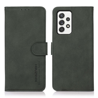 KHAZNEH Textured Leather Full Protection Phone Cover Case with Wallet Stand Design for Samsung Galaxy A52 4G/5G / A52s 5G