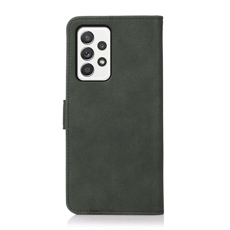 KHAZNEH Textured Leather Full Protection Phone Cover Case with Wallet Stand Design for Samsung Galaxy A52 4G/5G / A52s 5G
