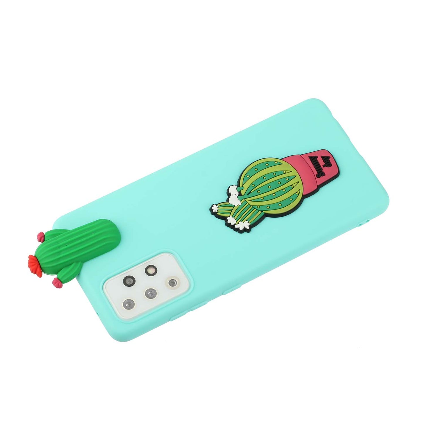 Cute 3D Doll Decor TPU + Silicone Phone Cover Case for Samsung Galaxy A52 5G/4G / A52s 5G