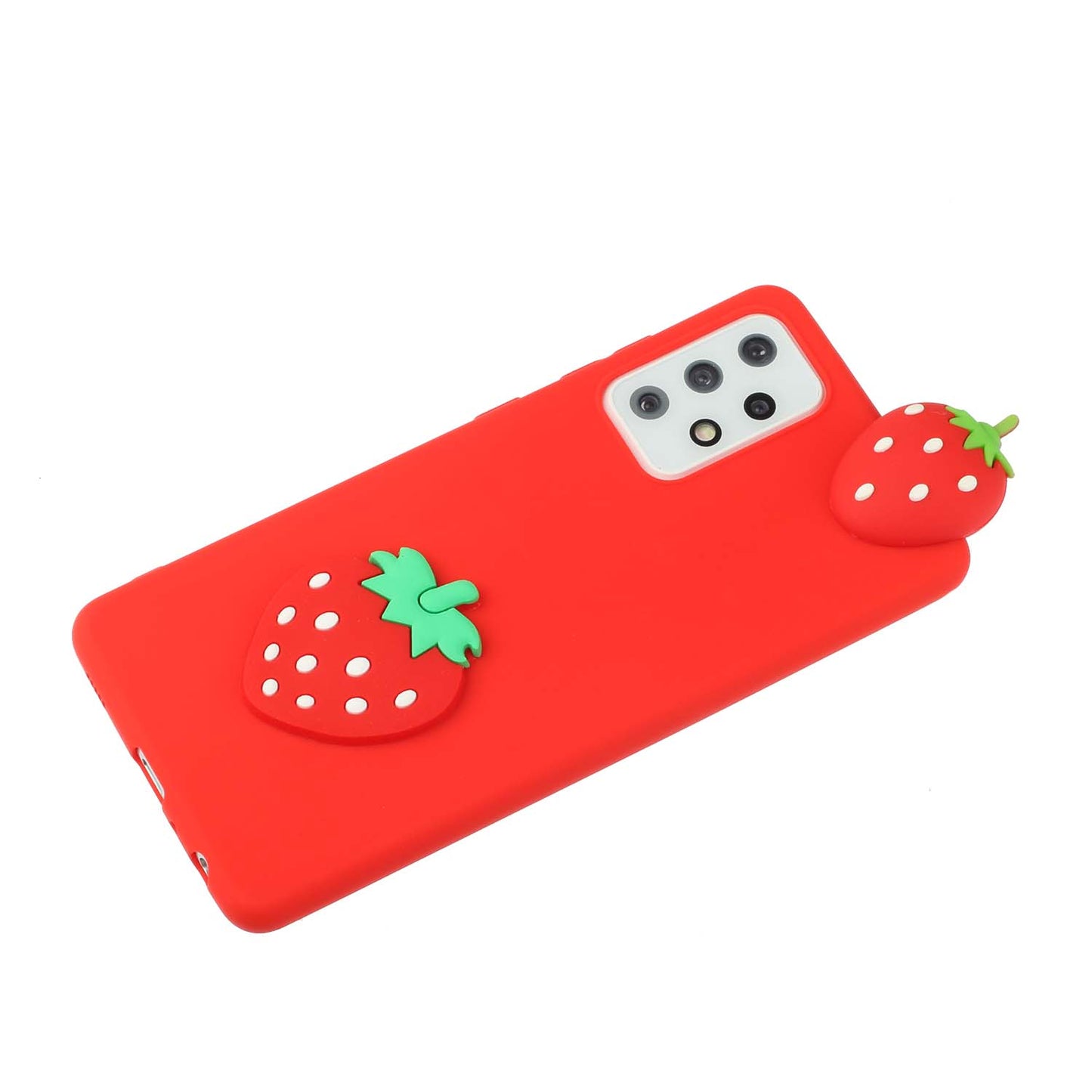 Cute 3D Doll Decor TPU + Silicone Phone Cover Case for Samsung Galaxy A52 5G/4G / A52s 5G