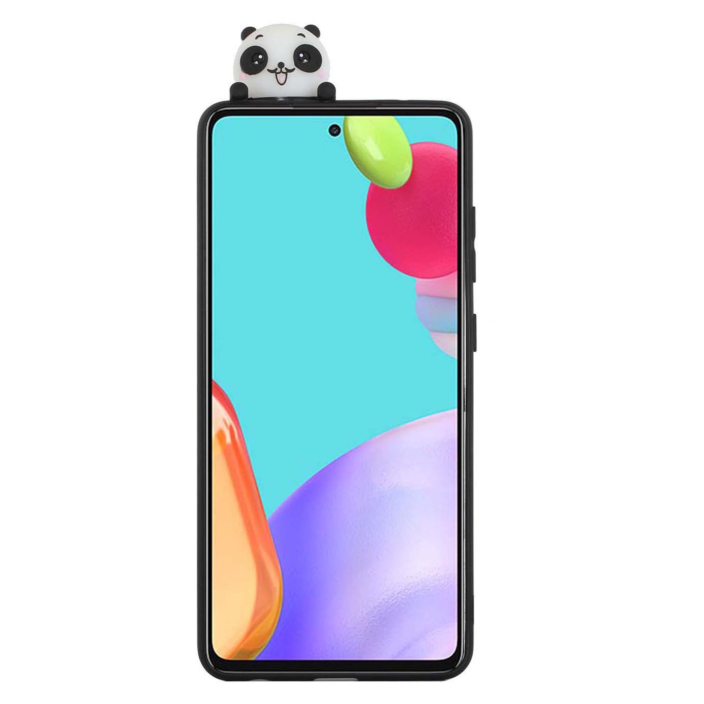 Cute 3D Doll Decor TPU + Silicone Phone Cover Case for Samsung Galaxy A52 5G/4G / A52s 5G