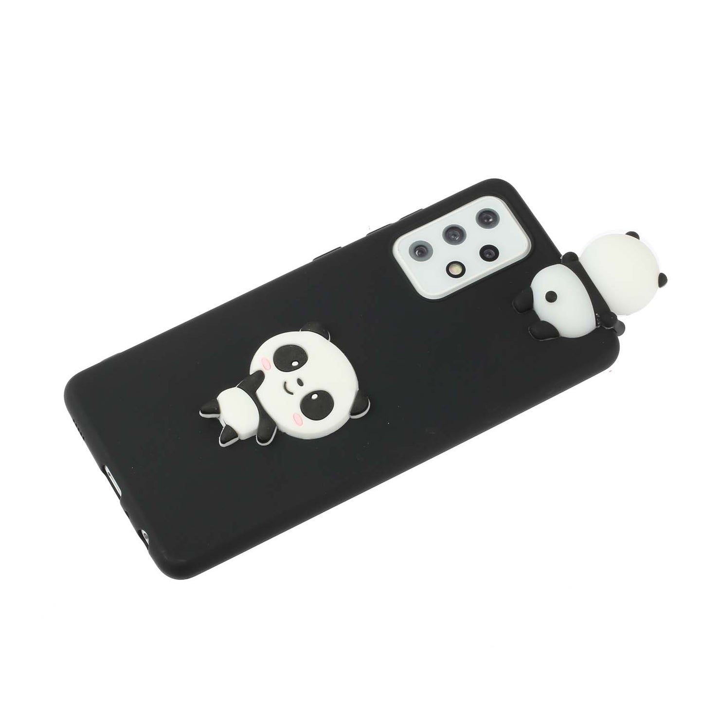Cute 3D Doll Decor TPU + Silicone Phone Cover Case for Samsung Galaxy A52 5G/4G / A52s 5G