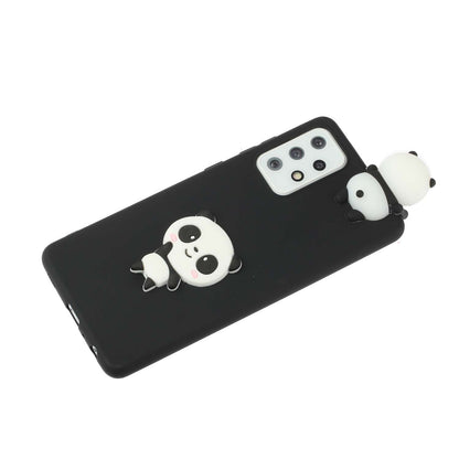 Cute 3D Doll Decor TPU + Silicone Phone Cover Case for Samsung Galaxy A52 5G/4G / A52s 5G