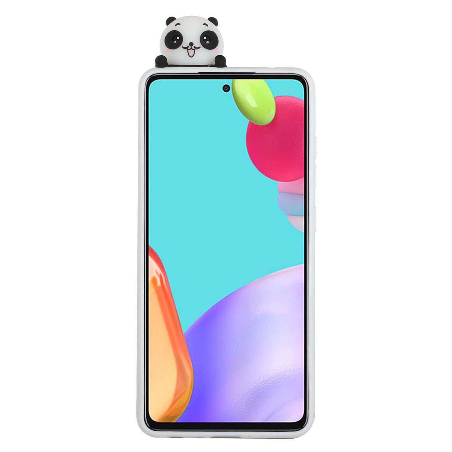 Cute 3D Doll Decor TPU + Silicone Phone Cover Case for Samsung Galaxy A52 5G/4G / A52s 5G