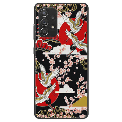 Pattern Printing Embossed Flexible TPU Phone Cover for Samsung Galaxy A52 5G/4G / A52s 5G