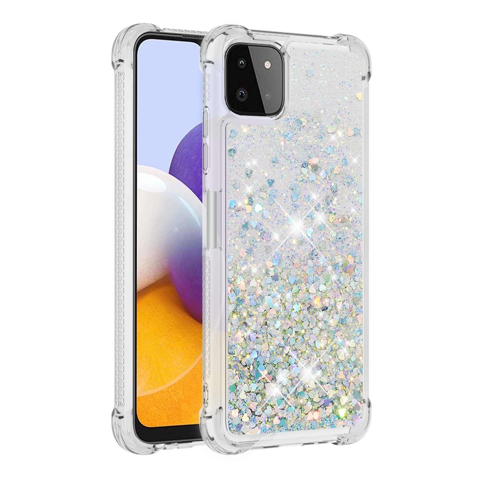 Patterned Quicksand Shockproof TPU Protector Shell for Samsung Galaxy A22 5G (US Version)