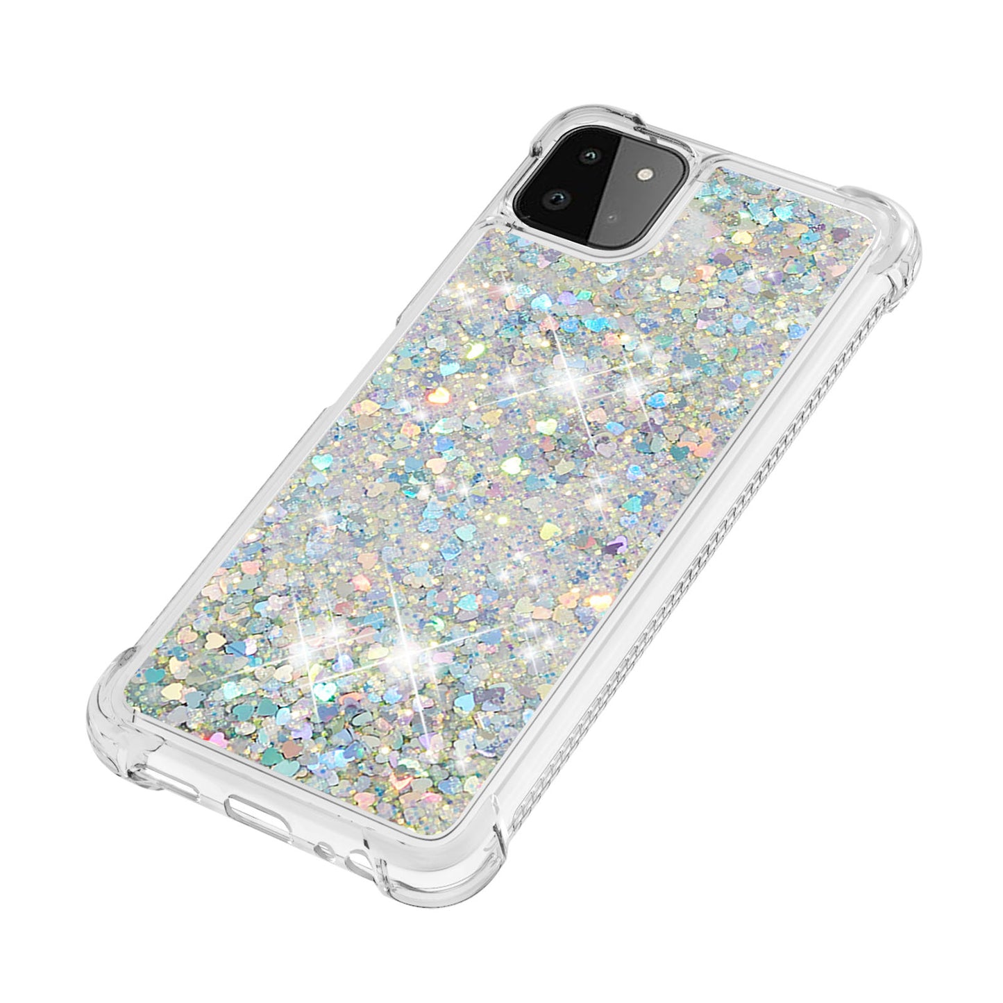 Patterned Quicksand Shockproof TPU Protector Shell for Samsung Galaxy A22 5G (US Version)