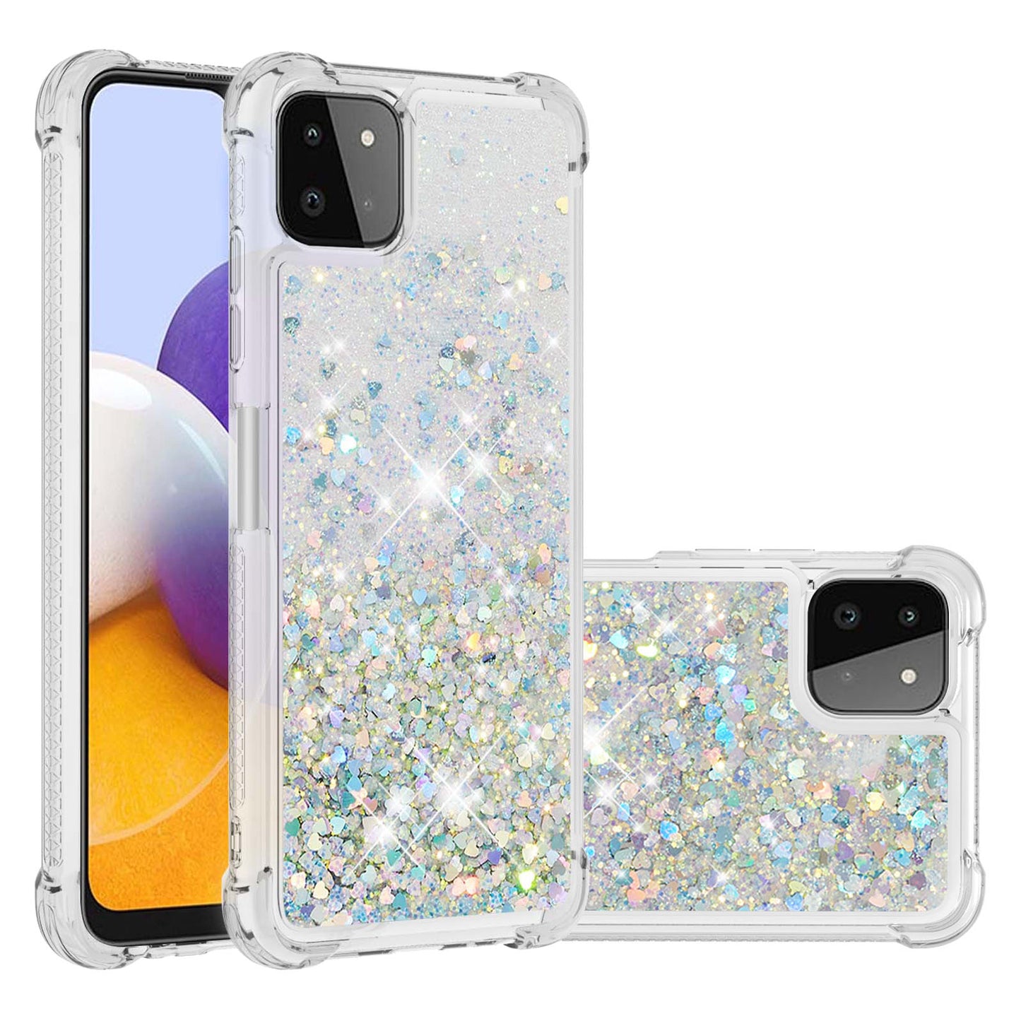 Patterned Quicksand Shockproof TPU Protector Shell for Samsung Galaxy A22 5G (US Version)