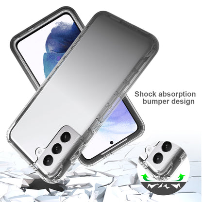 2-in-1 Gradient Color PC+TPU Hybrid Shell Case for Samsung Galaxy S21 5G/4G Cover