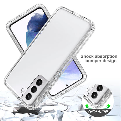 2-in-1 Gradient Color PC+TPU Hybrid Shell Case for Samsung Galaxy S21 5G/4G Cover