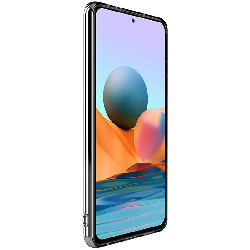 IMAK UX-5 Series Wear-Resistant Well-Protected Flexible Transparent TPU Case for Xiaomi Redmi Note 10 Pro (India)/Note 10 Pro Max