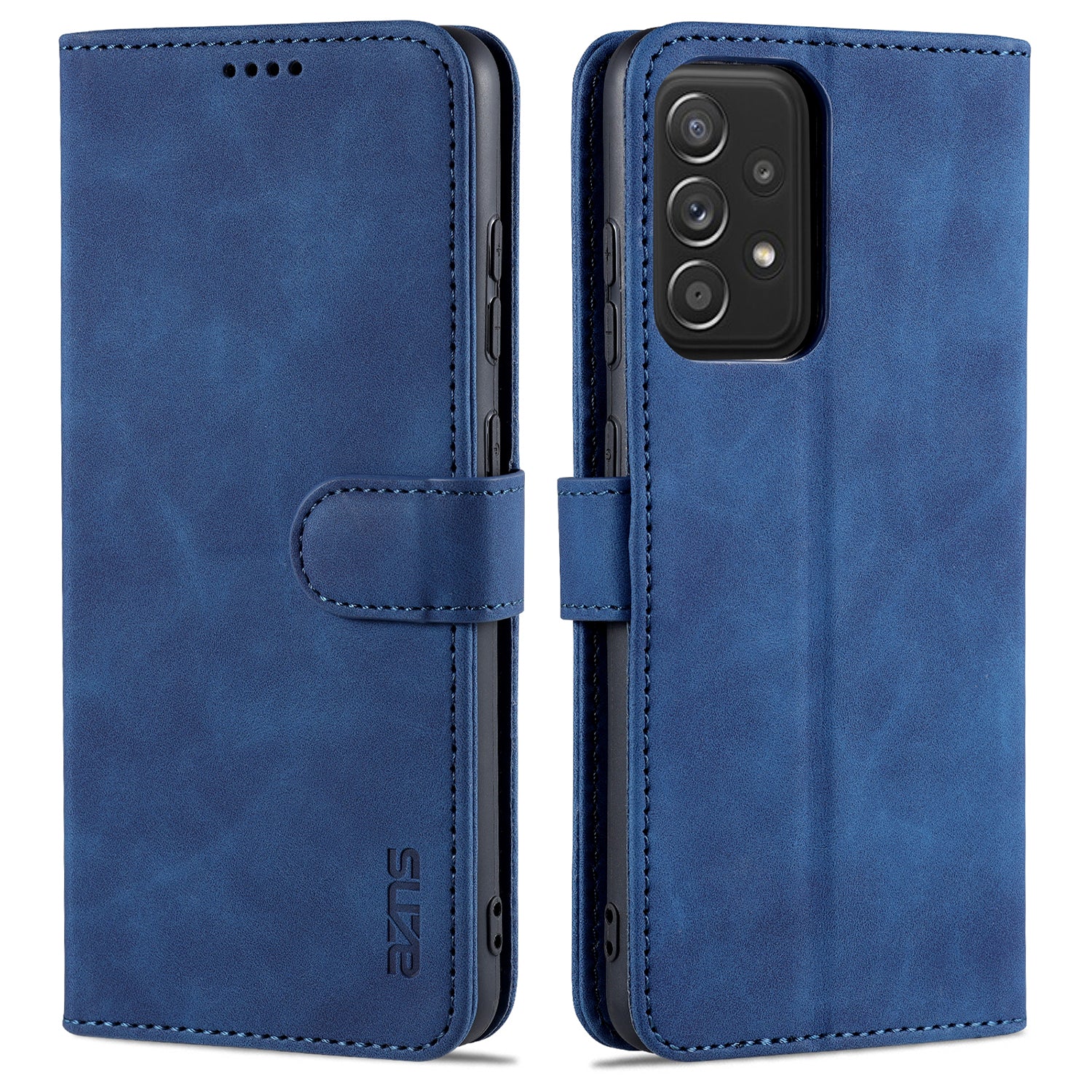 AZNS PU Leather Phone Cover Case with Wallet for Samsung Galaxy A52 4G/5G / A52s 5G
