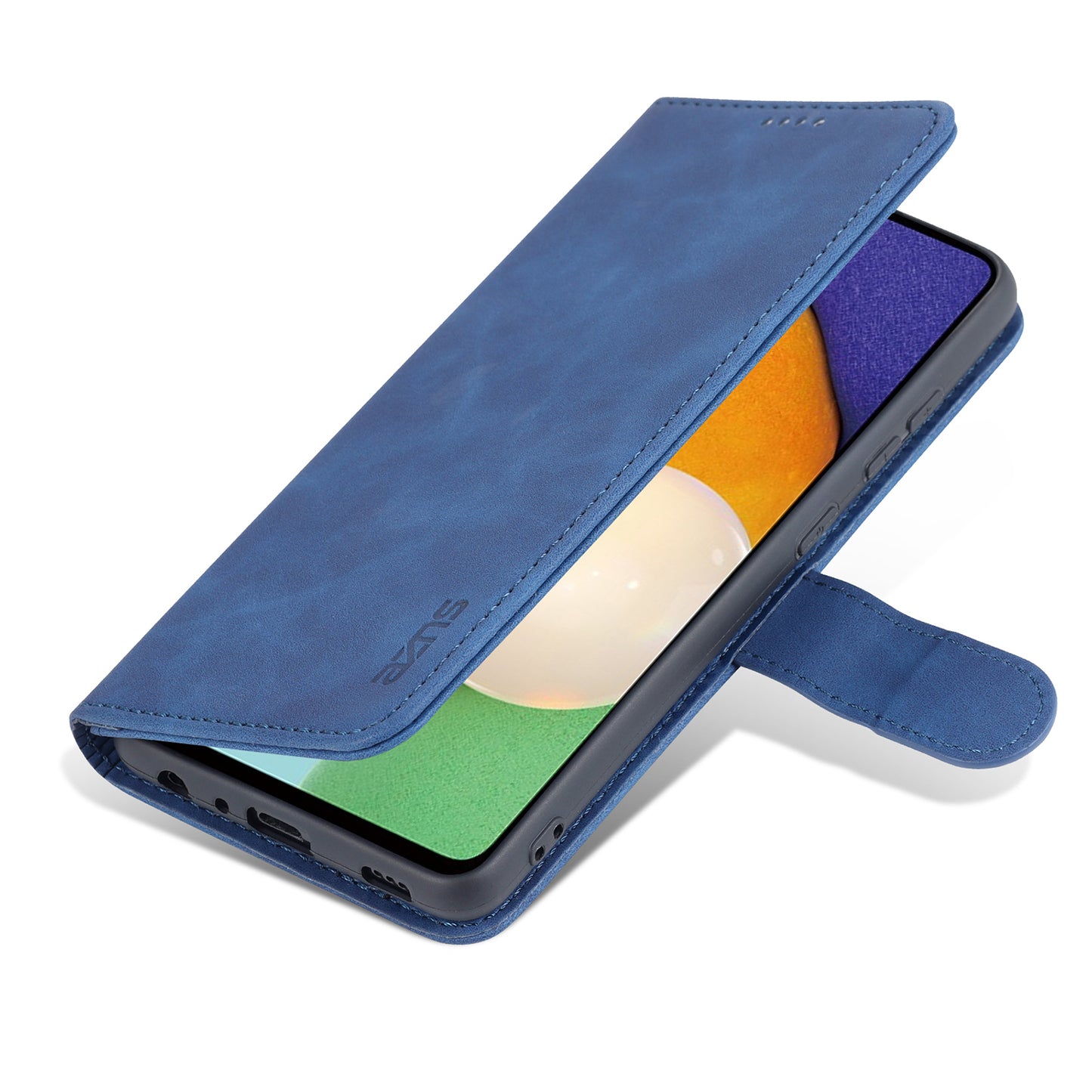 AZNS PU Leather Phone Cover Case with Wallet for Samsung Galaxy A52 4G/5G / A52s 5G