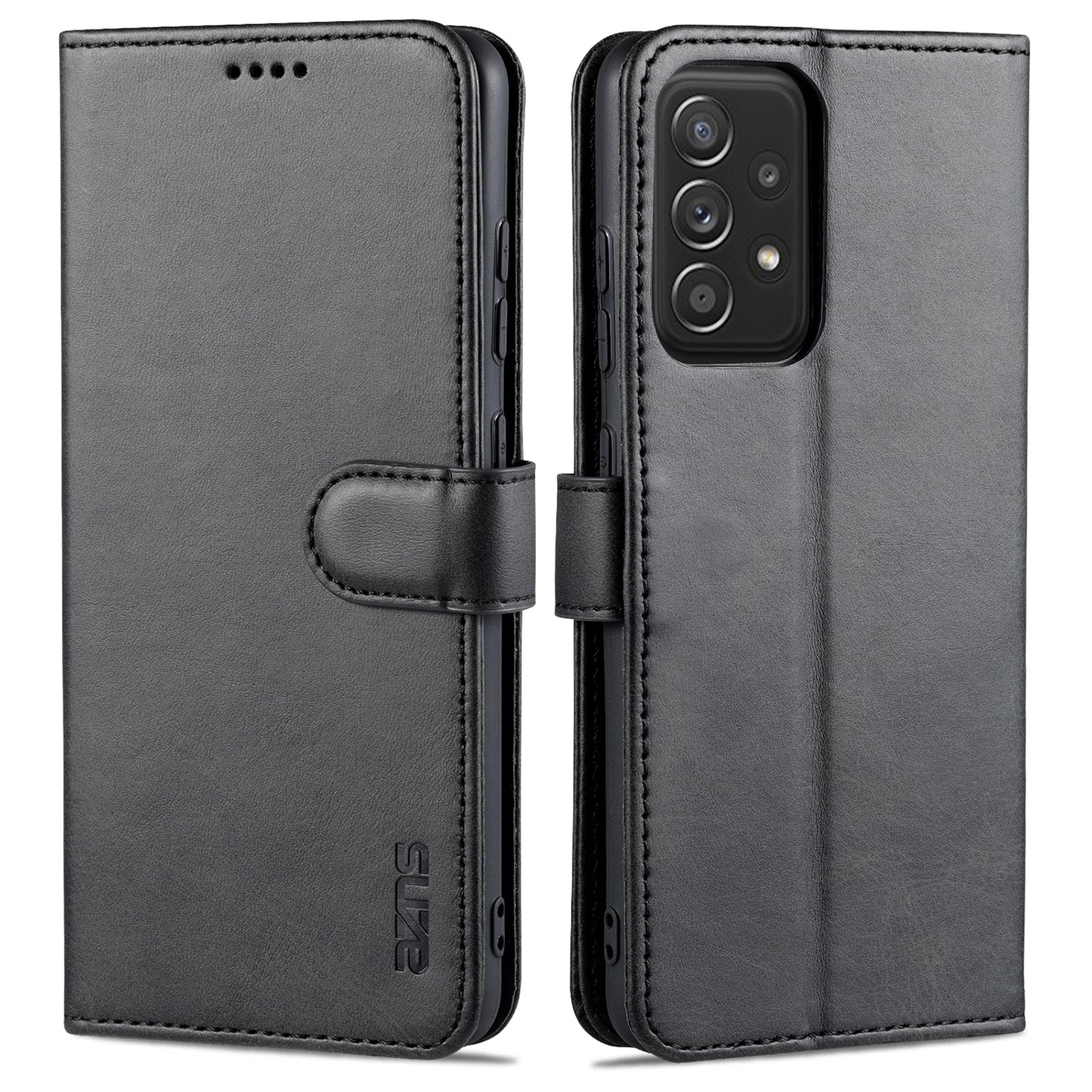 AZNS PU Leather Phone Cover Case with Wallet for Samsung Galaxy A52 4G/5G / A52s 5G
