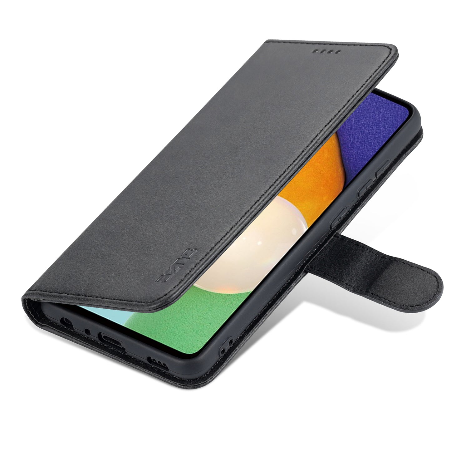 AZNS PU Leather Phone Cover Case with Wallet for Samsung Galaxy A52 4G/5G / A52s 5G